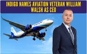 India's largest airline, IndiGo, has appointed aviation veteran Willie Walsh as its new Chief Executive Officer